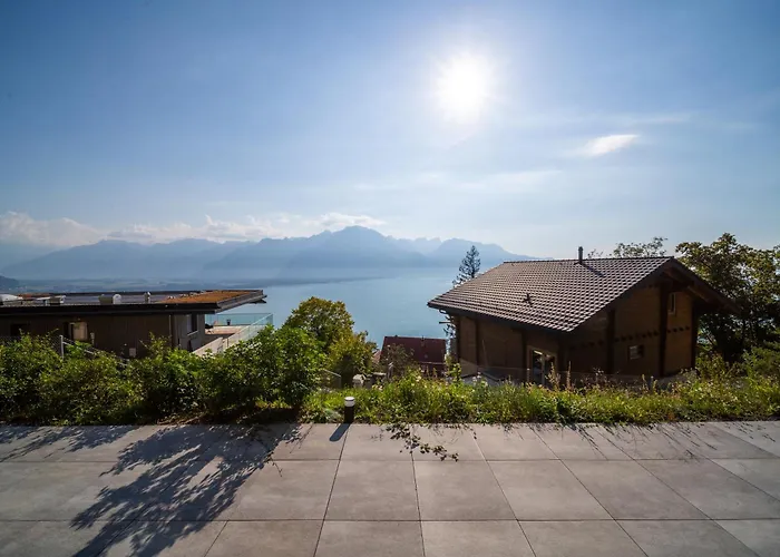 Modern 5-star In Glion - Underfloor Heating Montreux