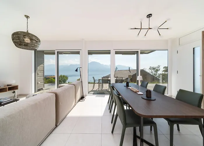 Modern 5-star In Glion - Underfloor Heating Willa