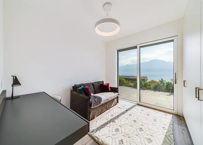 Modern 5-star In Glion - Underfloor Heating Willa