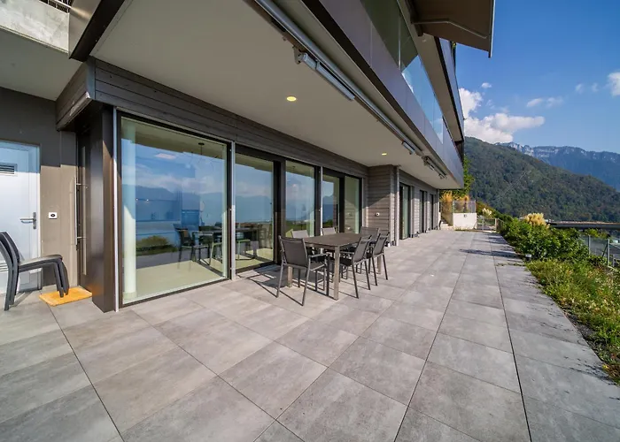 Modern 5-star In Glion - Underfloor Heating