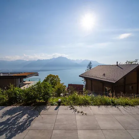 Modern 5-star In Glion - Underfloor Heating 蒙特勒